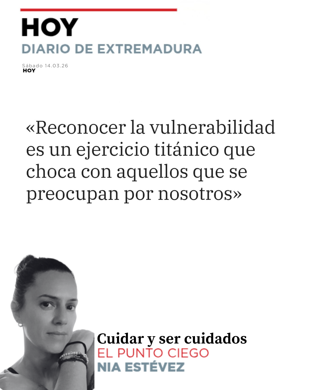 Cuidar y ser cuidado