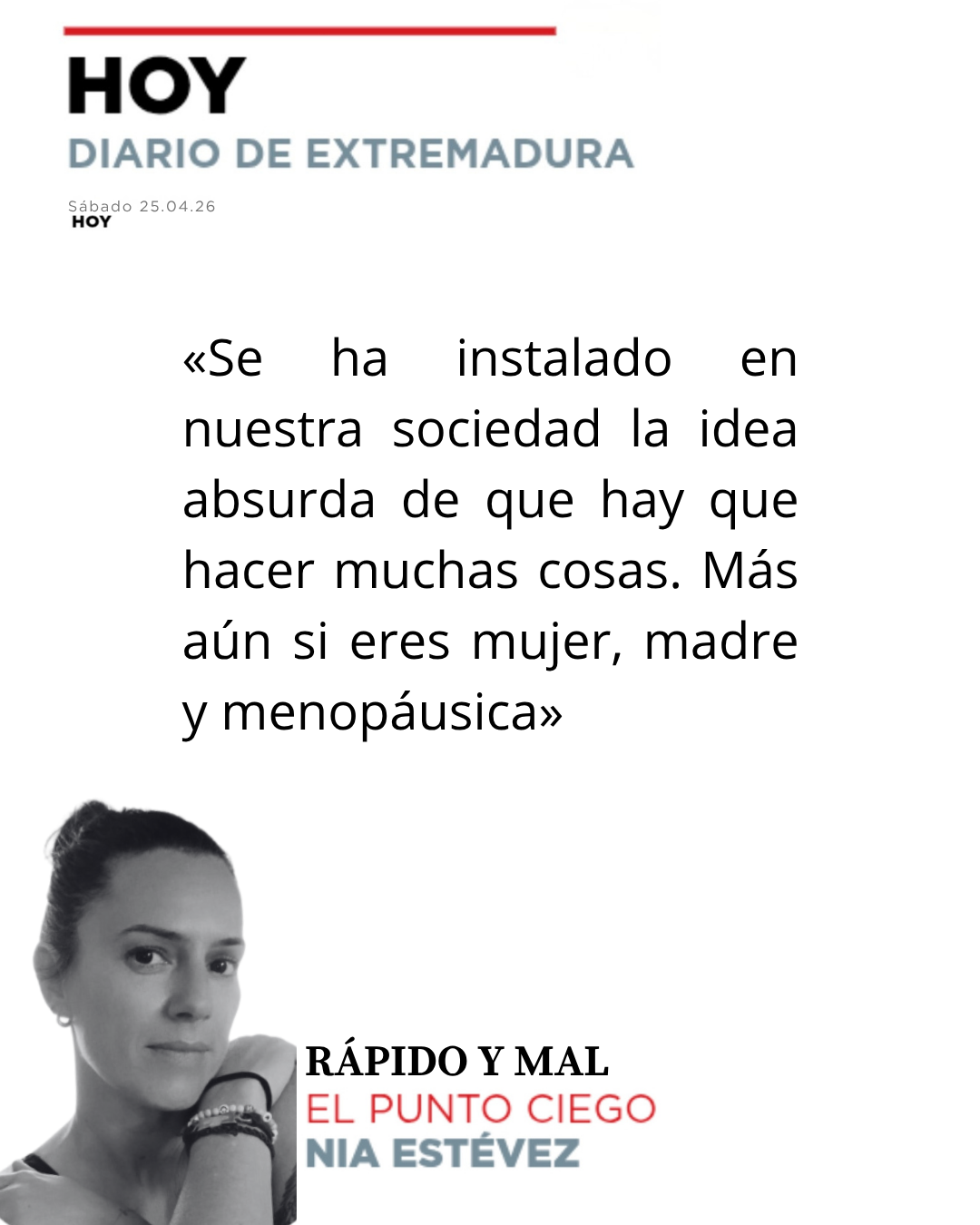 RAPIDO Y MAL